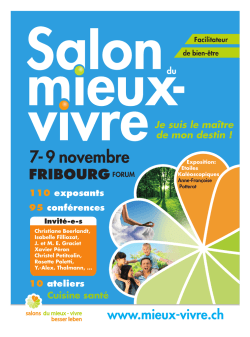 7- 9 novembre - Salon du mieux