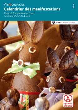 Calendrier des manifestations sp&eacute;cial P&acirc;ques