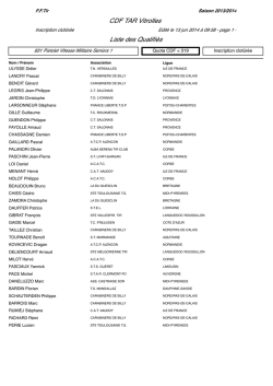 Listes tireurs qualifies 831 - version 2 modif du 13