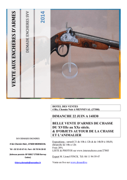 catalogue vente 22 juin