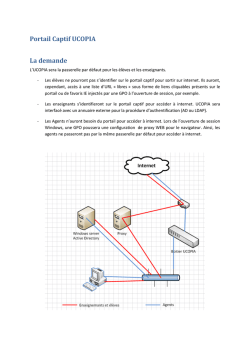 Portail Captif UCOPIA La demande