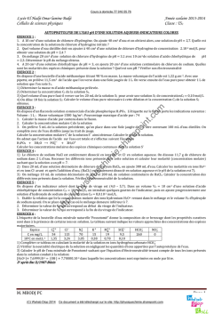 TD 2014 - LOLB - Physique Chimie au lyc&eacute;e par Wahab Diop LSLL