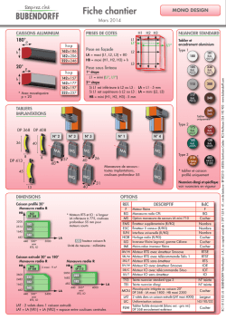 2014 Fiche chantier Mono Design + bon de commande