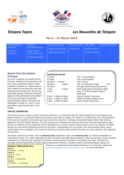 Telopea Topics No4 - Telopea Park School