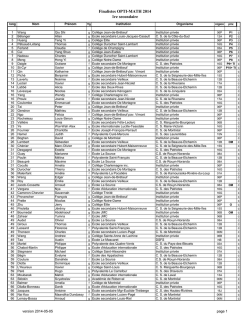 Secondaire 1 - Opti-Math