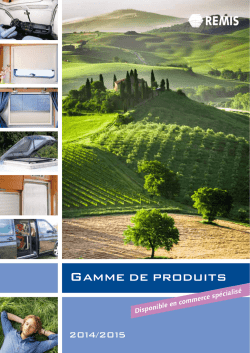Download Gamme de produits