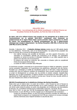 T&eacute;l&eacute;chargez le communiqu&eacute; de presse