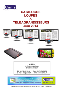 Catalogue t&eacute;l&eacute;agrandisseurs