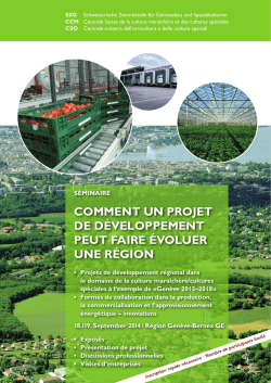 comment un projet de développement peut faire évoluer une