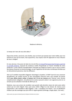 le lien pour voir la lettre avec la liste compl&egrave;te des signataires