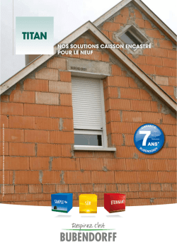 NOS SOLUTIONS CAISSON ENCASTR&Eacute; POUR LE