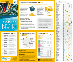 D&eacute;pliant Plan d&eacute;taill&eacute; r&eacute;seau Car Jaune