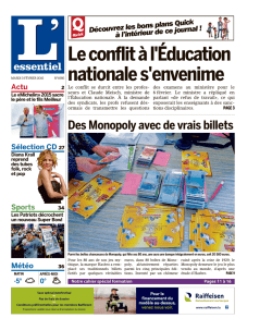 Leconflit&agrave;l`&Eacute;ducation nationales`envenime