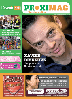 XAVIER DISKEUVE - Proximag