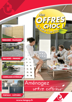 Nos offres chocs