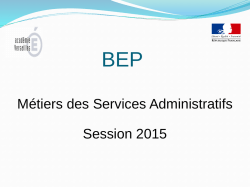 Certification interm&eacute;diaire BEP MSA Entr&eacute;e en application
