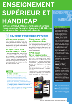 T&eacute;l&eacute;charger Enseignement sup&eacute;rieur et handicap