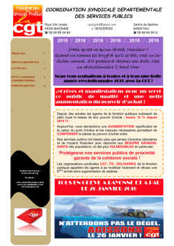 2016 - CGT Services publics
