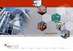 Presentation brochure - IBITEK