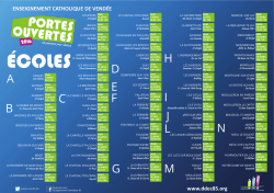 ecoles - Enseignement Catholique de Vend&eacute;e