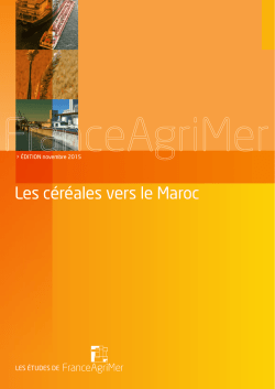Les céréales vers le Maroc