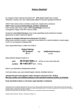 Kedves V&aacute;s&aacute;rl&oacute;nk - Holland Vetőmag