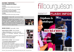 Flash infos février 2016 - Bourg-Saint