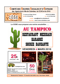 TAMPICO 2016.pub - Cose de Colombes