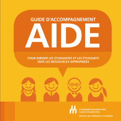guide d`accompagnement - Universit&eacute; de Moncton