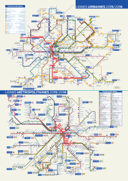 plan des lignes urbaines