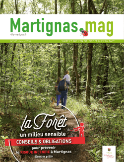 Martignas.mag Mars 2016 - Mairie de Martignas-sur