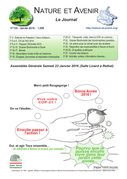 jna105 - Nature & Avenir