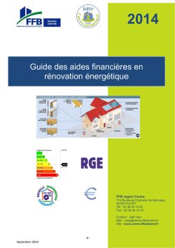 G Guid r e de &eacute;nov s aid vation des fi n &eacute;ne inanc erg&eacute;