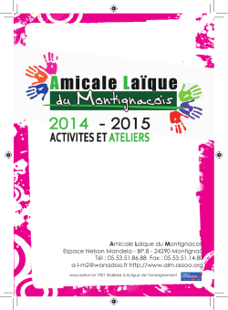 Amicale La&iuml;que du Montignacois Espace Nelson Mandela