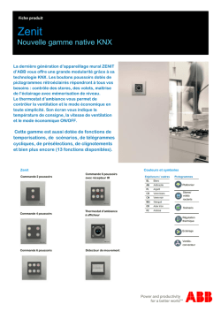 appareillage mural Zenit