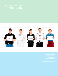 Guide de Prix Chaises Horizon 2014