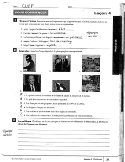 Lecon 4 Clef corrections Partie 1