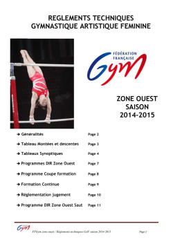 BROCHURE TECHNIQUE ZONE OUEST