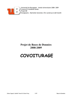 COVOITURAGE
