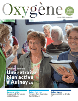 Une retraite bien active &agrave; Aulnay p.13