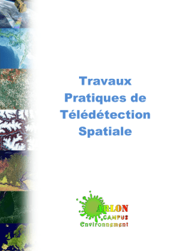 TRAVAUX PRATIQUES de TELEDETECTION SPATIALE