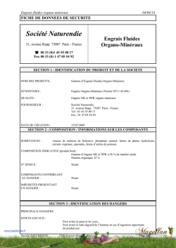 FDS Engrais liquide fraises et petits fruits