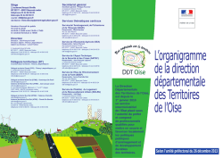 La direction départementale des Territoires