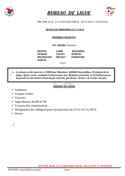 bulletin officiel n&deg;06