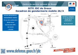 SITE JDC de Dreux Escadron de gendarmerie mobile 26/3