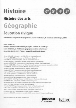 Histoire Geographie