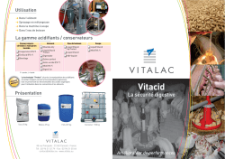 Consulter la plaquette Vitacid
