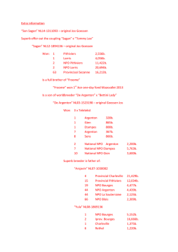 Extra information “Son Sagan” NL14