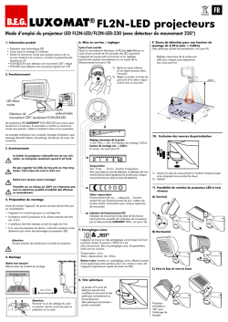 LUXOMAT&reg; FL2N-LED projecteurs
