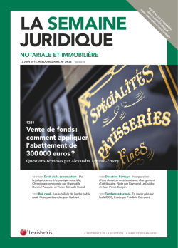la semaine juridique
